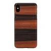 MAN&amp;WOOD išmaniojo telefono dėklas iPhone XS Max, juodos spalvos