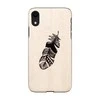 MAN&amp;WOOD SmartPhone case iPhone XR indian juodas