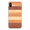 MAN&amp;WOOD išmaniojo telefono dėklas iPhone XS Max, sabbia juodas
