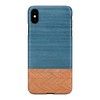 Juodas telefono dėklas MAN&amp;WOOD iPhone X/XS