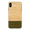 MAN&amp;WOOD išmaniojo telefono dėklas iPhone X/XS, bambuko ir miško juodas