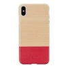 Dėklas MAN&amp;WOOD SmartPhone case iPhone XS Max miss match baltas