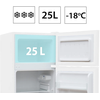 Manta MM545DWH Šaldytuvas 88L Baltas