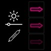 Manta SNL107PK Style Neon Lights ARROW pink