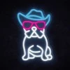 Manta SNL114MT Style Neon Lights BULDOG WITH GLASSES