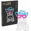 Manta SNL114MT Style Neon Lights BULDOG WITH GLASSES