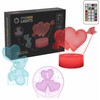 Manta SNL115RGB LED lamp Light decoration Heart RGB 3D