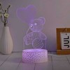 Manta SNL115RGB LED lamp Light decoration Heart RGB 3D