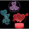 Manta SNL115RGB LED lamp Light decoration Heart RGB 3D