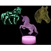 Manta SNL116RGB LED lamp Light decoration Horses RGB 3D