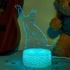 Manta SNL119RGB LED lempa Šviesos dekoracija Gyvūnai RGB 3D