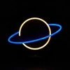 Stalinė lempa Manta SNL38BLT LED lamp Light decoration Planeta mėlynas/baltas