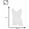 Manta SNL66WH Style Neon Lights FRENCH BULLDOG Baltas