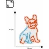 Manta SNL68MT Style Neon Lights FRENCH BULLDOG Multicolor