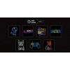 Manta SNL69MT Style Neon Lights DOG WITH GLASSES