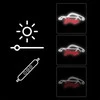Manta SNL95WH Style Neon Lights Garage baltas-red