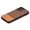 MAN&WOOD dėklas skirtas Apple iPhone 12 mini browny check juodos spalvos