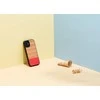 MAN&amp;WOOD dėklas skirtas Apple iPhone 12 mini herringbone azalea juodos spalvos