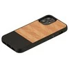 Dėklas MAN&amp;WOOD case for iPhone 12 mini herringbone nero juodas