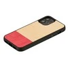 MAN&amp;WOOD dėklas skirtas Apple iPhone 12 mini miss match juodos spalvos