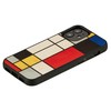 Dėklas MAN&WOOD case for iPhone 12 mini mondrian wood juodas