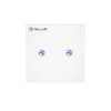 „Tellur“ išmanusis WiFi jungiklis, SS2N, 2 prievadai, 1800 W, Baltas