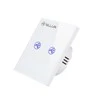 „Tellur“ išmanusis WiFi jungiklis, SS2N, 2 prievadai, 1800 W, Baltas