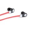 Į ausis įkišamos ausinės su mikrofonu Media-Tech Magicsound DS-2 MT3556R, raudonos