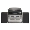 Muzikinis centras Miniwieża Denver MRD-166 su gramofonem i radio DAB+/FM juoda