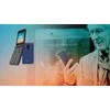 Mygtukinis telefonas MyPhone Flip LTE 128MB Navy Blue