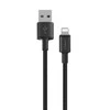 Orsen S9L USB A and Lightning 2.1A 1m juodas