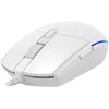 Baracuda žaidimų pelė CRAB, 6D, 3600 dpi, baltos spalvos (BGM-112)