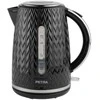 Elektrinis virdulys su ševrono raštu Petra, 1,7 l, 2200 W, juodas