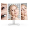 Rio 24 LED Touch Dimmable Makeup Mirror, Baltas