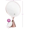 Rio Illuminated HD Make Up Mirror Rose Gold