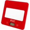 Virtuvinės svarstyklės Russell Hobbs RH015711RAR Square digital scale 5kg red