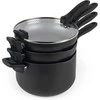 Russell Hobbs RH01840EU7 Stackable metallic marble puodų rinkinys 4pcs