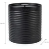 Russell Hobbs RH03269EU7 Ribbed Bread Bin, Juodas