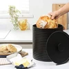 Russell Hobbs RH03269EU7 Ribbed Bread Bin, Juodas