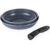 Russell Hobbs RH03297 Nightfall Stone 4-Piece Smart Clip Pan Set