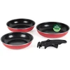 Russell Hobbs RH03995 Riviera 4-Piece Smart Clip Fry Pan Set