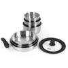 Russell Hobbs RH04041 Stainless Steel 8 Piece Smart Clip Cookware Set