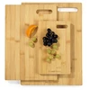 Russell Hobbs RH04065 Element Bamboo 3 Piece Chopping Board Set