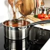 Salter BW06746EU7 „Timeless Collection“ nerūdijančio plieno 5 dalių keptuvių rinkinys