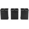 Salter BW124571EU7 Kuro 3-Piece Canister Set