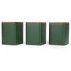 Salter BW12898G Toronto 3-Piece Canister Set, Žalias