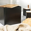 Salter BW128991 Toronto Bread Bin Juodas/Wooden