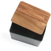 Salter BW12899G Toronto Bread Bin Žalias/Wooden