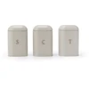 Salter BW13729OEU7 Pebble 3-Piece Canister Set Stone