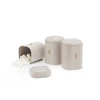 Salter BW13729OEU7 Pebble 3 Piece Canister Set Stone, rusvai gelsvas